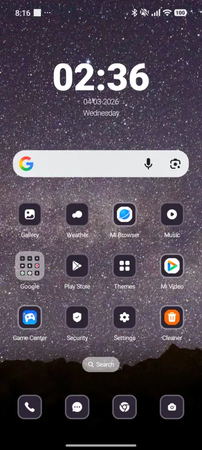 Night sky - Screenshot 2