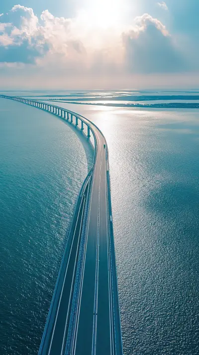 Ocean Bridge in Radiant Sunlight, A Spectacle of Nature - Screenshot 1