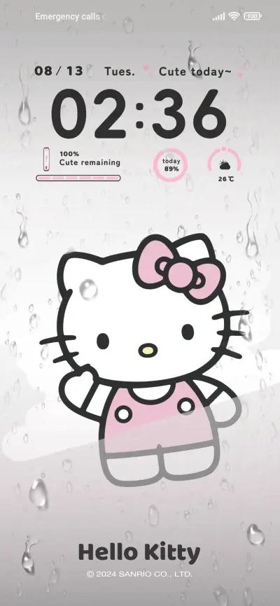 Hello Kitty Rain