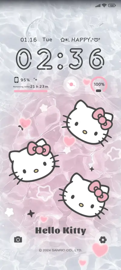 Sanrio water - Screenshot 1
