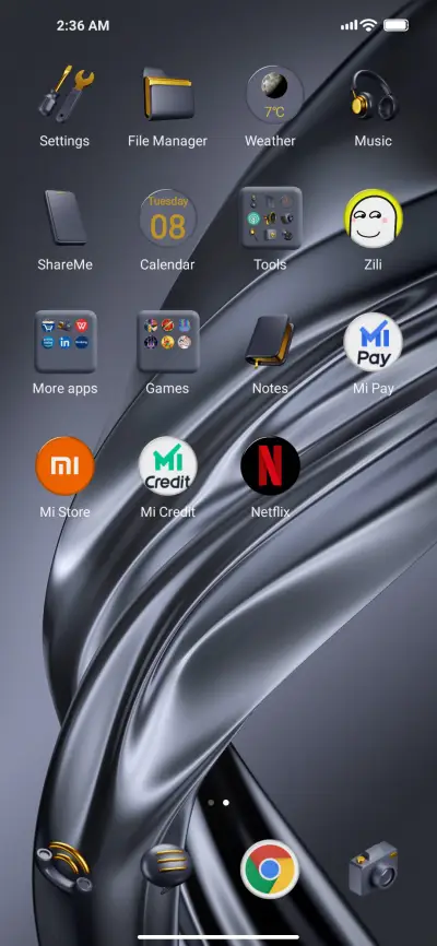 3D Dark Gold - Screenshot 2