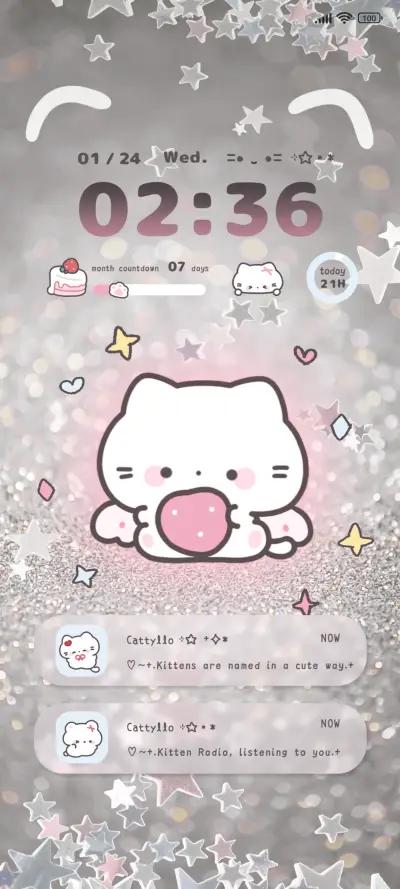 Sparkling kitten - Screenshot 1