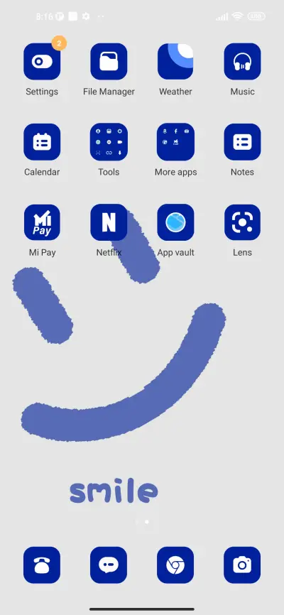 Smile Klein Blue - Screenshot 3