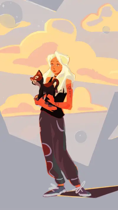 Cartoon anime illustrations