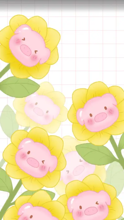 Healing line sun pig