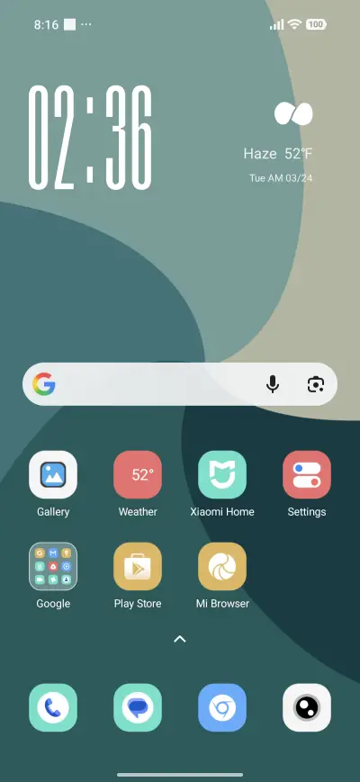 Teal Cream Curve - Screenshot 2