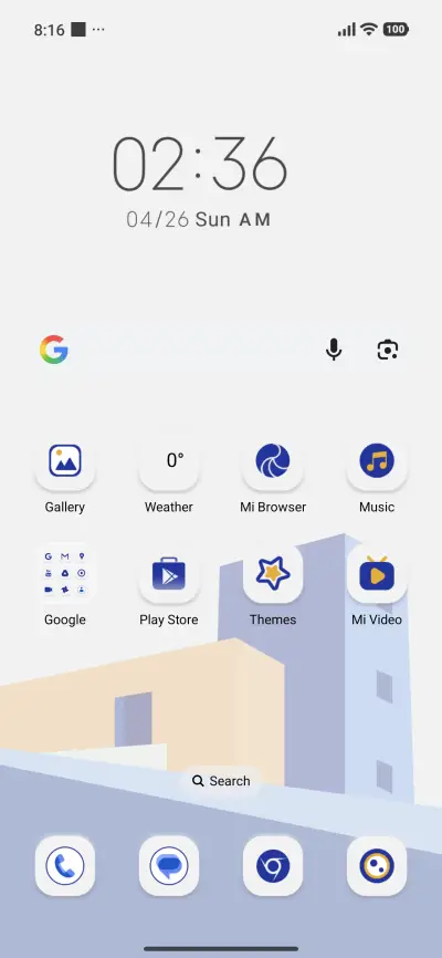 Orange Blue Corner - Screenshot 2
