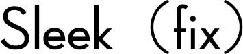 Sleek（fix） FONT for Xiaomi MIUI HyperOS