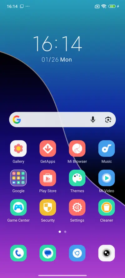 Blue Purple World - Screenshot 2