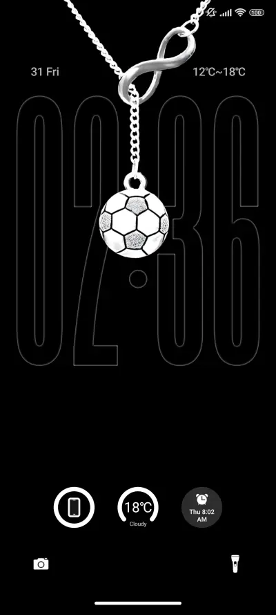 Soccer Necklace THEME for Xiaomi MIUI HyperOS