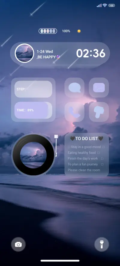Purple Widget - Screenshot 1