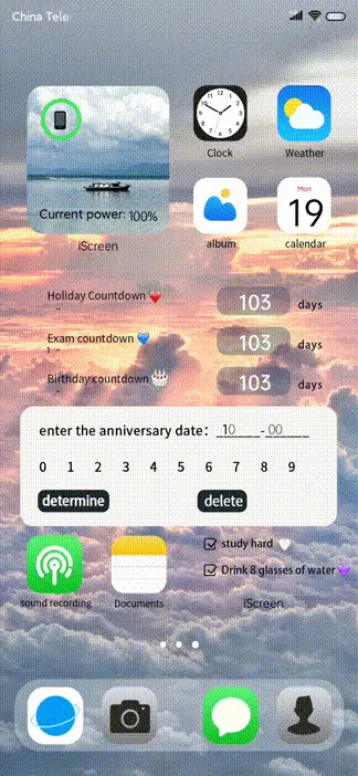 Transparent widget - Screenshot 1