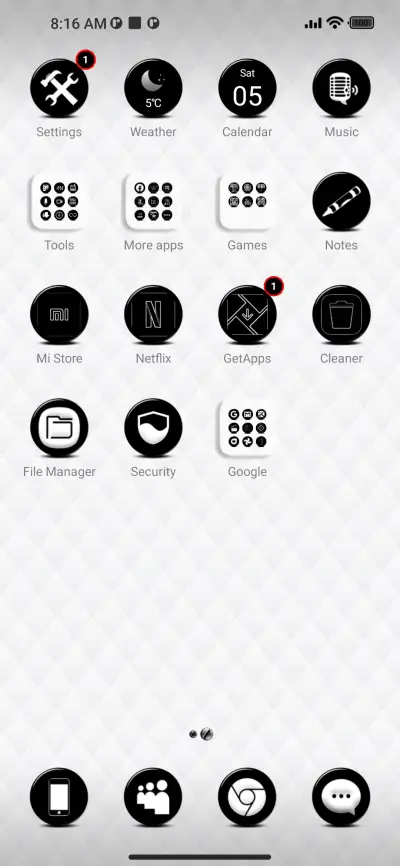 Shiny Black White - Screenshot 3