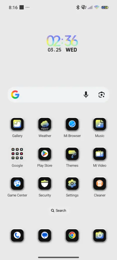 Black white simple - Screenshot 2