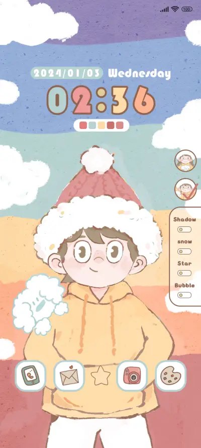 Rainbow New Year - Screenshot 2