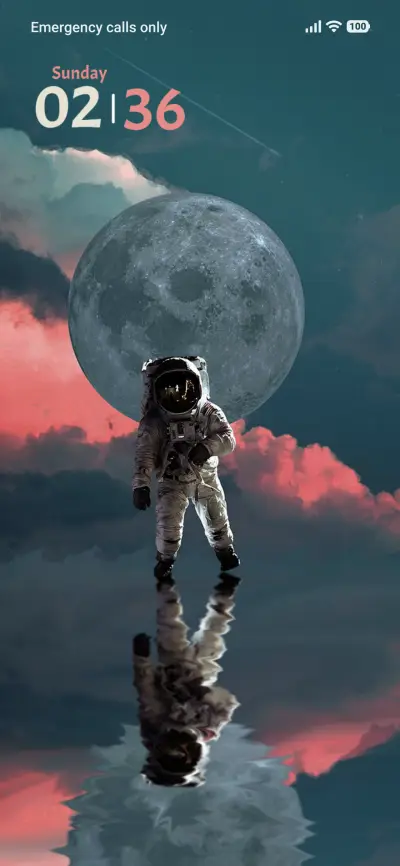 Moon Walk THEME for Xiaomi MIUI HyperOS