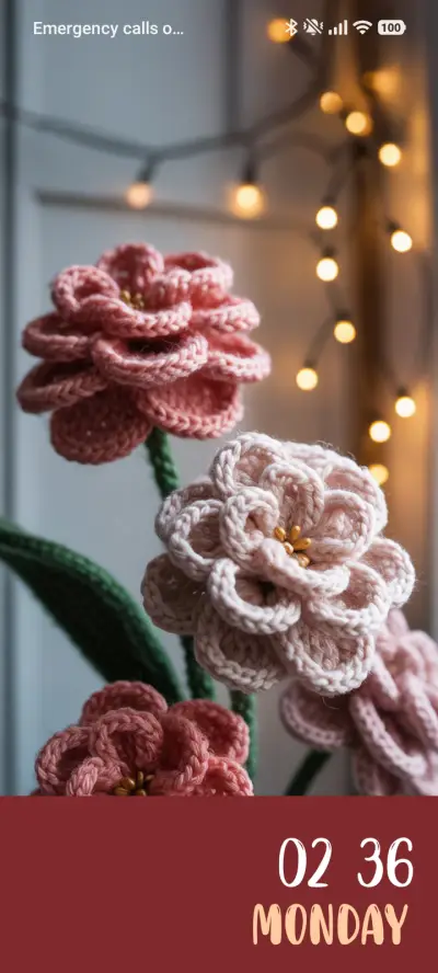 Wool Flowers