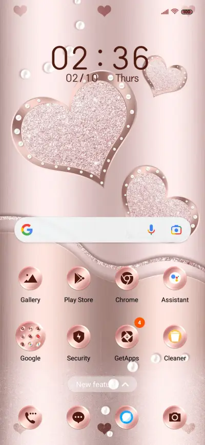 Pink hearts - Screenshot 2