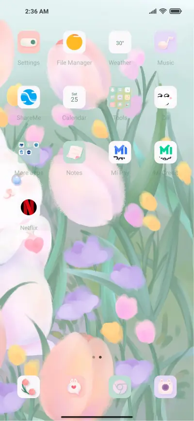Rabbits in flowers - Screenshot 3