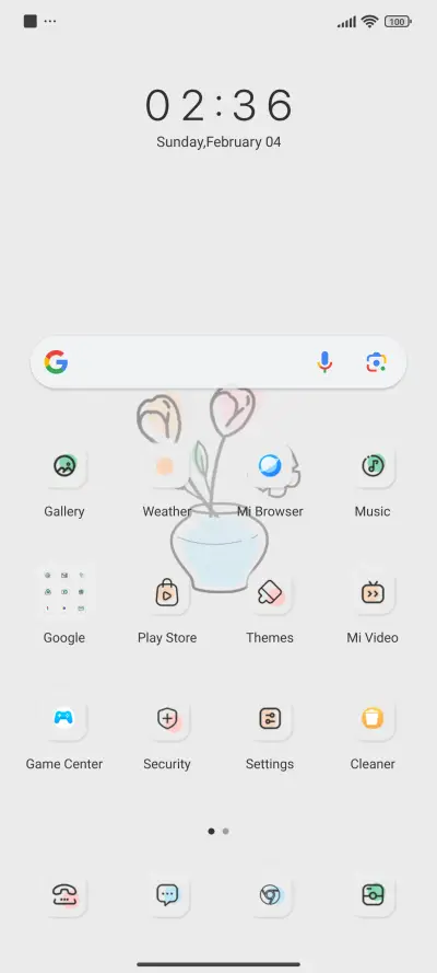 Minimalist flowers - Screenshot 2