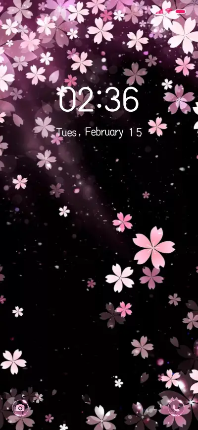 Spring's sakura THEME for Xiaomi MIUI HyperOS