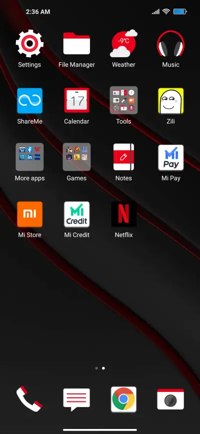 HTC Dark Red - Screenshot 3