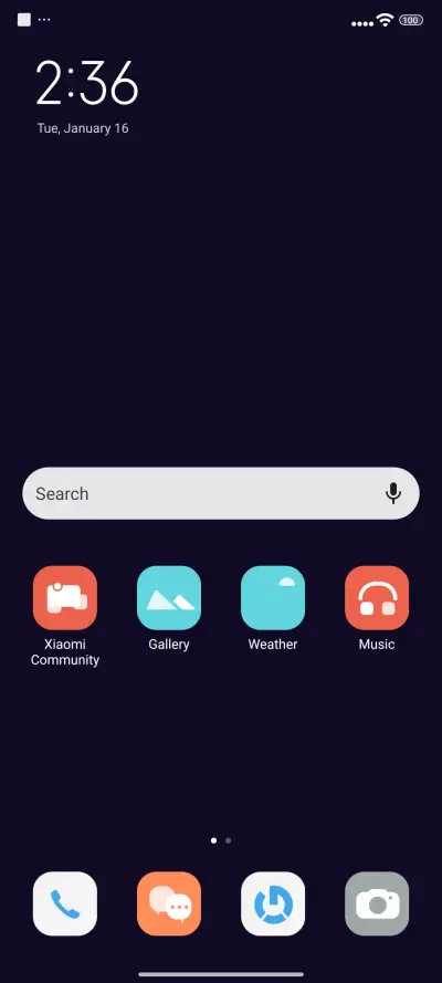 Simple Purple UI - Screenshot 2