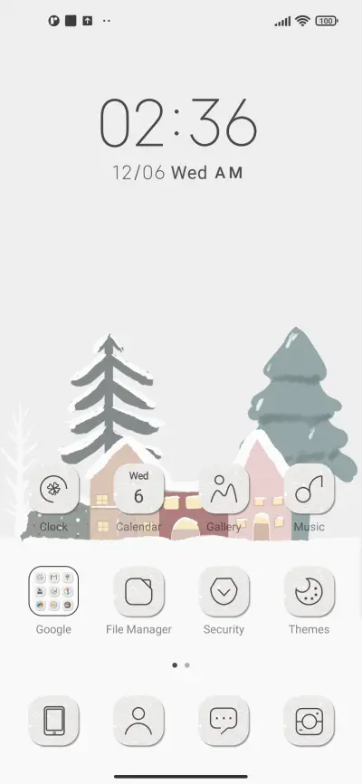 Red House Snowfall - Screenshot 2