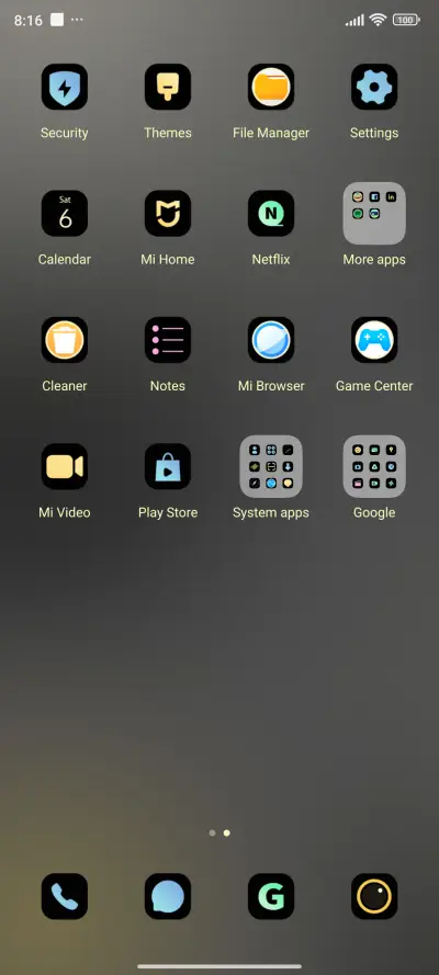 Yellowblack system - Screenshot 3